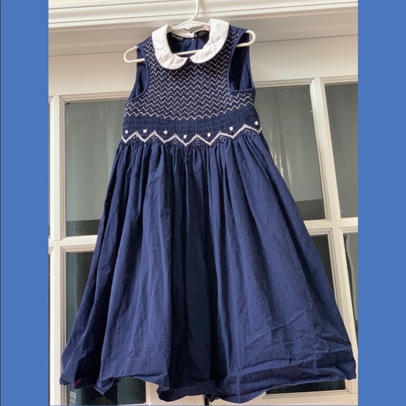 Girl’s Smocked Dress Size 7 - Picture 1 of 2